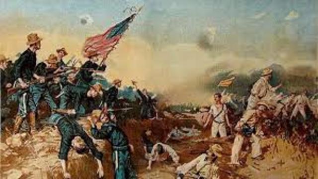 Guerra hispano-estadounidense.