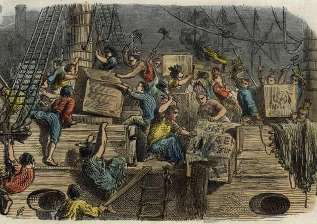 Le «Boston Tea Party» et ses conséquences