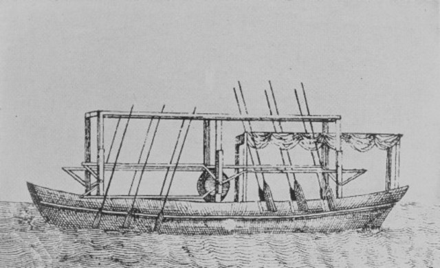 John Fitch invents the steamboat