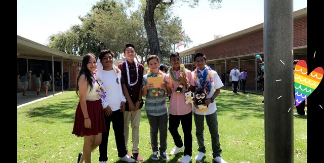 Commencement in middle school