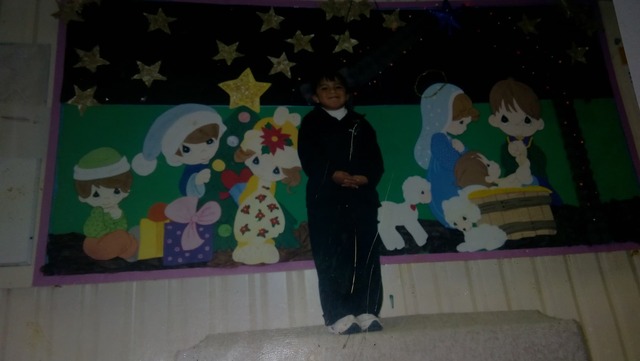 I finished a school stage.