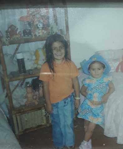 My first sister was born