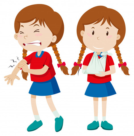 I broke my sister's arm