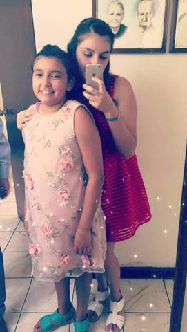 when my sister was born.