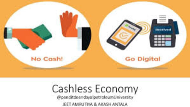 Cash less economy