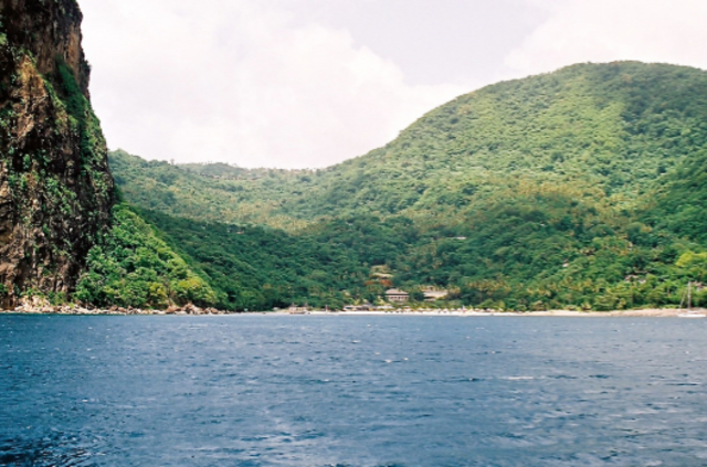 I go to the Caribbean.