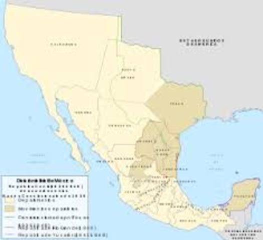 1835 Estableciendo el primer gobierno centralista