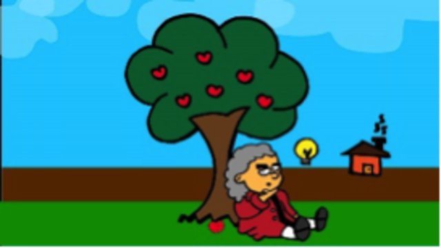 Movimiento de fuerza y gravedad