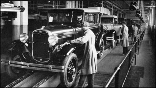 Samlebånds industri