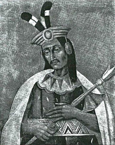 Huáscar becomes ruler of the Inca empire