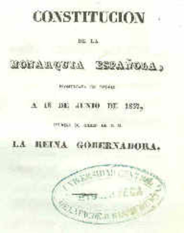 Constitució 1837