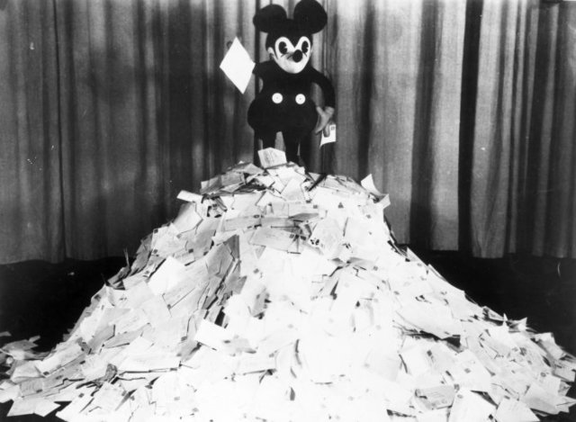 Mickey Mouse is born