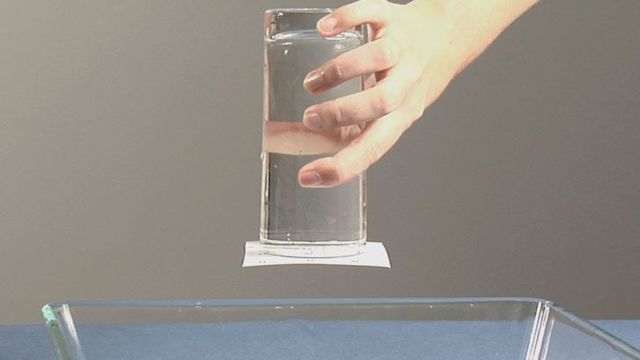 DEMOSTRACIÓN DE LA PRESIÓN ATMOSFÉRICA