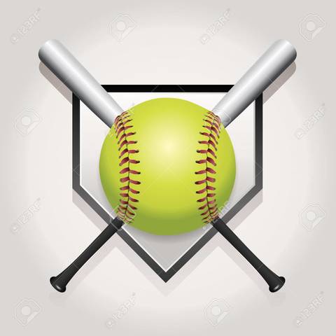 The softball was made bigger and the bat was made smaller