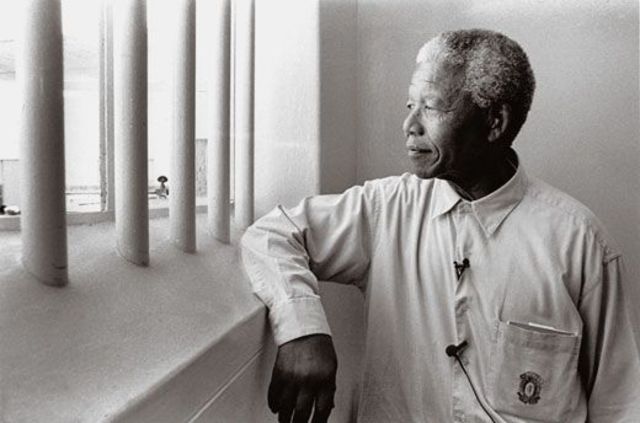 Mandela was imprisoned