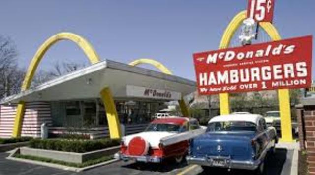 First McDonald's established