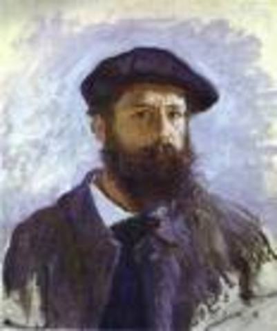 Claude Monet was born