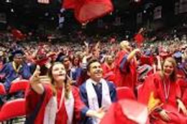 I graduate high school as valedictorian!