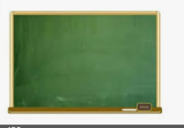 El pizarrón o pizarra