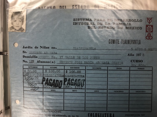 Ingreso Kínder Ernesto