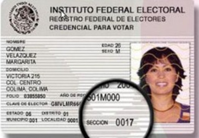 Credencial para votar con fotografía