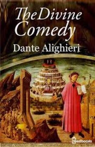 Dante writes his epic poem the Divine Comedy.