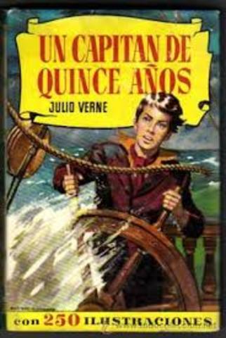 EN ESTE AÑO NACE LA OBRA "UN CAPITÁN DE QUINCE AÑOS"