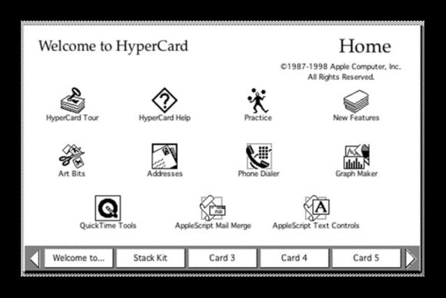 Creación de Hypercard