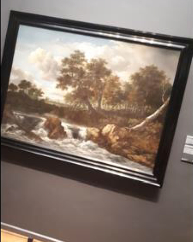 Landschap met waterval