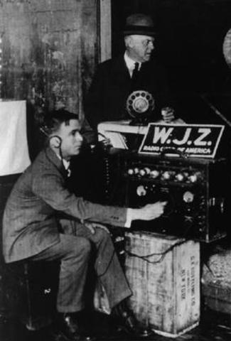 World Series broadcast on the radio