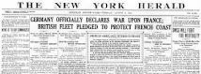 Germany declares war on France