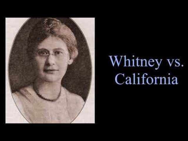 Whitney V California