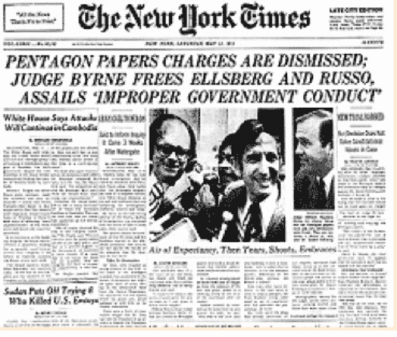 New York Times Company Vs. United States