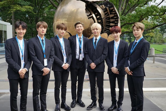 BTS asiste a la ONU
