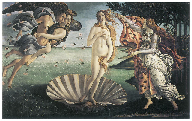 Botticelli completed the painting The Birth of Venus