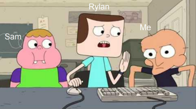 Sam Lives in My Garage. (Rylan Visits Sometimes.)