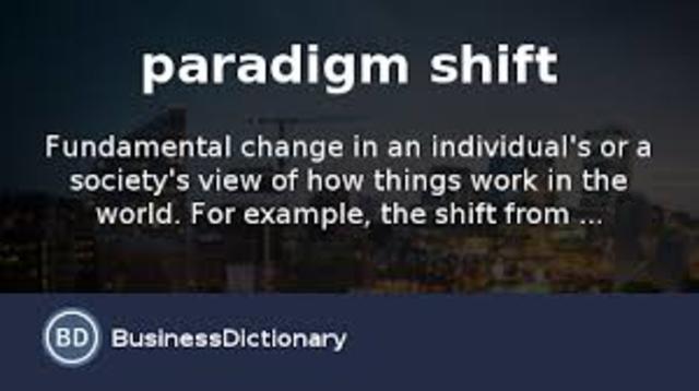 The Paradigm Shift
