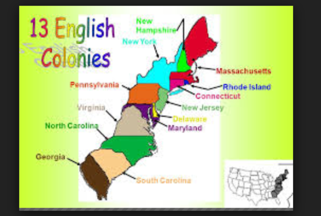 The Thirteen English Colonies 1607