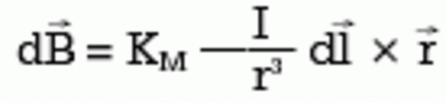 La ley de Biot-Savart define el campo magnético