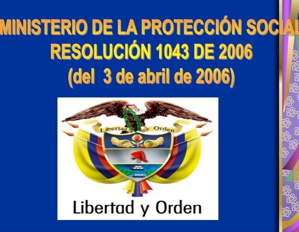 Resolución 1043 de Abril 3 de 2006