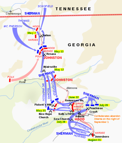 Sherman marches through Georgia