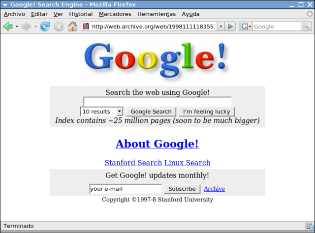Hace su aparición Google.