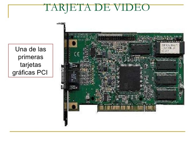Tarjetas PCI: