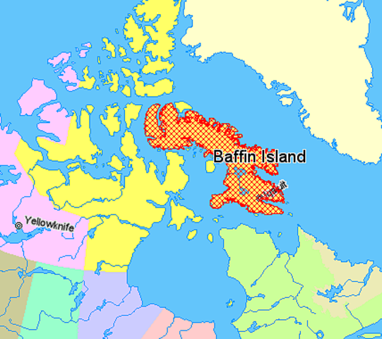 Eric the Red, Baffin Islands