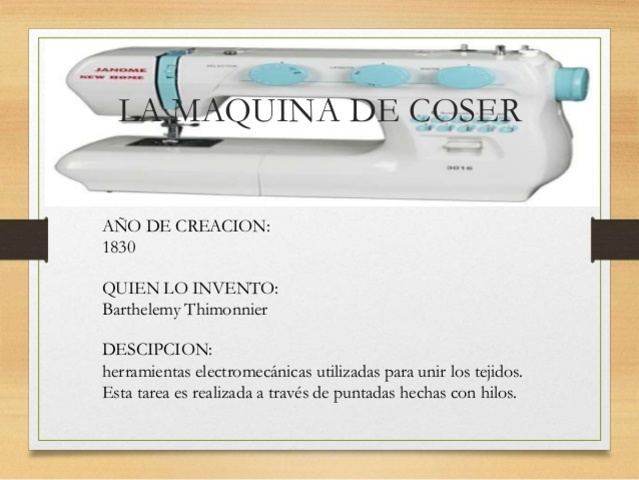 MAQUINA DE COSER