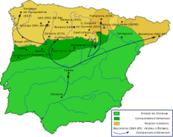 Saqueig de Barcelona per les tropes d'Almasor