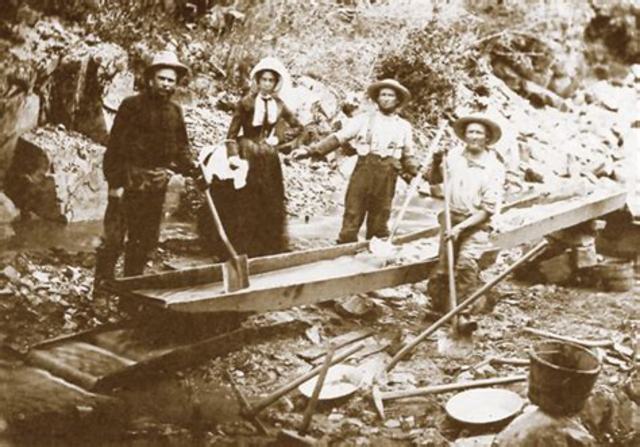 The first gold rush