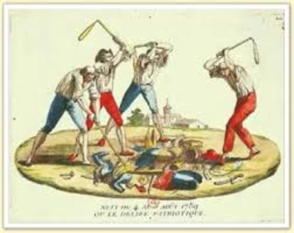 L'abolition des privilèges de la noblesse