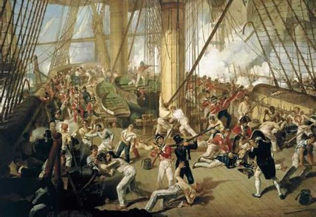 Batalla del Trafalgar.