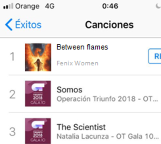 number one in iTunes